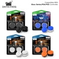 thumbnail image 2 of PS4/PS5 KTF Silicone Thumb Grips - Competitive Heightened Anti-Slip Controller Thumbstick Caps, Protective High-Rise Gaming Grips for FPS/Racing Games, 8-Pack with Multiple Color Variants, 2 of 13