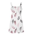 thumbnail image 5 of IROINID Femmes Léger Court Rompers, Femmes Été Confortable Occasionnel Bretelles Impression Shorts Poche Combinaison Short Multicolore L, 5 of 5