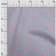 thumbnail image 1 of oneOone Polyester Lycra Fabric Geometric & Flamingo Bird Printed Fabric 1 Yard 56 Inch Wide, 1 of 4