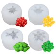 thumbnail image 1 of 4PCS Succulent Mold Creative DIY Resin Art Mold Silicone Soap Mold Epoxy Mold, 1 of 10