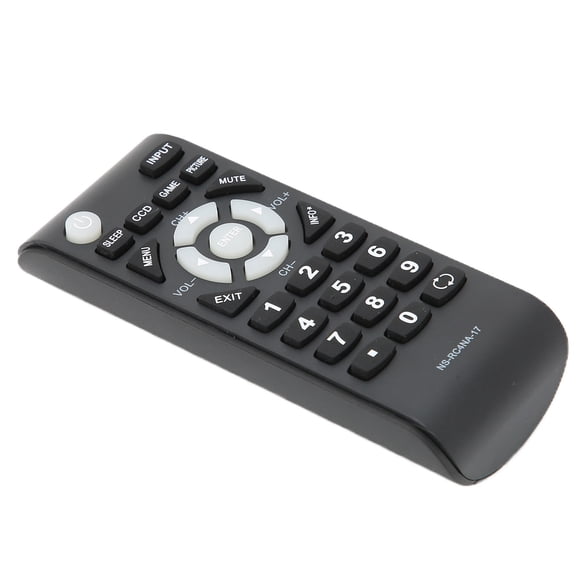 TV Replecement Remote Control, TV New Remote Fits Long Life Black For Insignia LCD TV