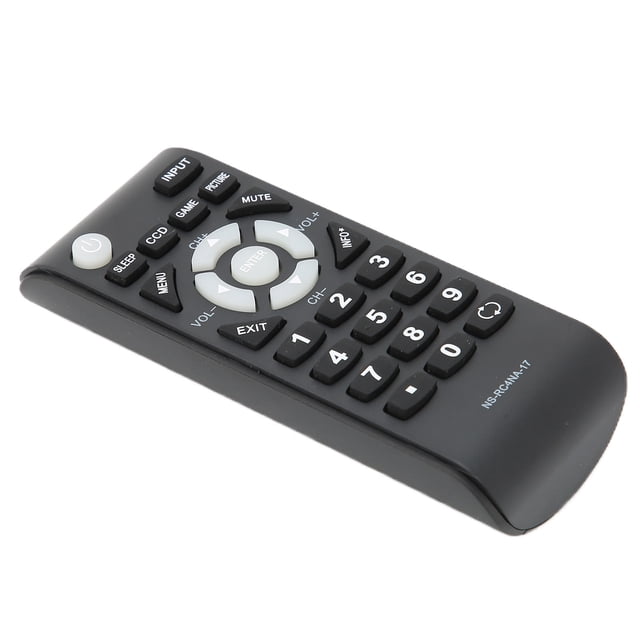 TV Replecement Remote Control, TV New Remote Fits Long Life Black For Insignia LCD TV