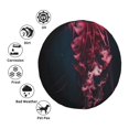 thumbnail image 4 of Wukai Housse de Pneu de Rechange Imprimé Méduse Rose pour Remorque RV, Imperméable PVC Faux Cuir Housse de Roue pour Camion, Remorque, RV, SUV, Campeur-14 Pouces, 4 of 6