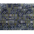 thumbnail image 4 of oneOone Georgette Viscose Fabric Stripe & Square Geometric Printed Fabric 1 Yard 42 Inch Wide, 4 of 4