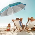 thumbnail image 4 of Costway Parasol de Plage Portable de 7,2 Pi avec Ancre de Sable Inclinable et Porte-Gobelet, avec Sac de Transport, Vert, 4 of 10