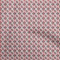 thumbnail image 1 of oneOone Tissu Velours Blanc pour Robe de Poker Tissu Imprimé au Mètre 58 Pouces de Large, 1 of 4
