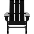 thumbnail image 3 of Palms Modern Adirondack Plastic Outdoor Rocking Chairs (Set of 4), 3 of 8