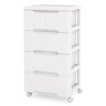 thumbnail image 1 of Costway 1 PCS Chariot de Rangement Roulant en Plastique à 5 Tiroirs avec 4 Roues Universelles Commode Armoire, 1 of 10