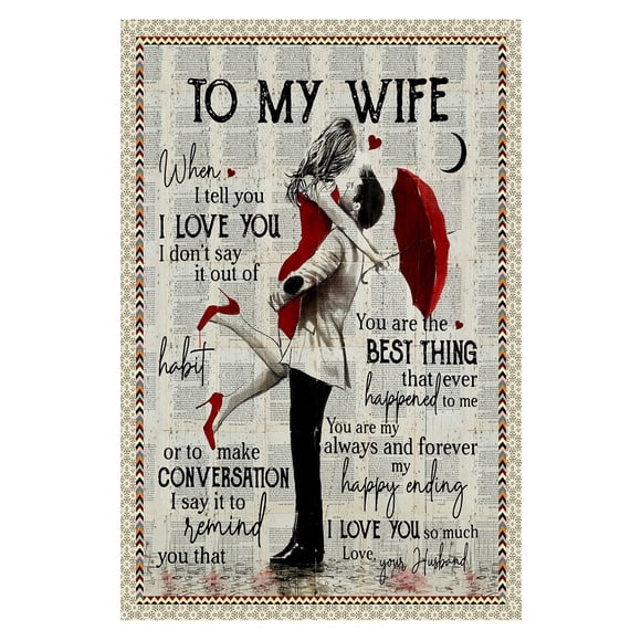 Big Sale ! Huayishang Blanket,Polyester Blanket,To My Love Blanket Anniversary Birthday Gifts for Spouse From Husband Birthday Gifts I Love You Blanket