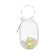 thumbnail image 1 of Bunblic Small Doll Storage Bag Clear Doll Display Bag, Dustproof Organizer, Zipper Closure, Mini Figure, Storage Case for Figure Doll White, 1 of 8