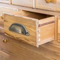 thumbnail image 1 of Filfeel 8 Pcs Antique Pull Shell Handle, Seashell-Shaped Drawer Pulls Handles Semicircular Chinese Style Furniture Pulls For Medicine-Chest Bookcase Cabinet Drawer With 16pcs Screws, 1 of 8