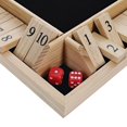 thumbnail image 4 of WE Games 4 Player Shut The Box(TM) Dice Game - Natural Wood - Travel Size, 4 of 6