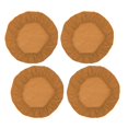 thumbnail image 1 of DOLITY 4Pcs Spandex Stretch Seat Wedding Dining Slip Golden 4Pcs Golden, 1 of 2
