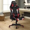 thumbnail image 2 of Goplus Massage Gaming Chair Reclining Swivel Racing Office Chair w/Lumbar Support Red, 2 of 10