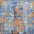 thumbnail image 1 of Ahgly Company Indoor Square Mid-Century Modern Granite Gray Oriental Area Rugs, 5' Square, 1 of 6