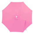 thumbnail image 3 of Almencla Auvent de Parasol de Patio à Haute Densité, Parasol de Table d'Extérieur pour Piscine, Terrasse, Cour, Rose 270 cm, 3 of 8