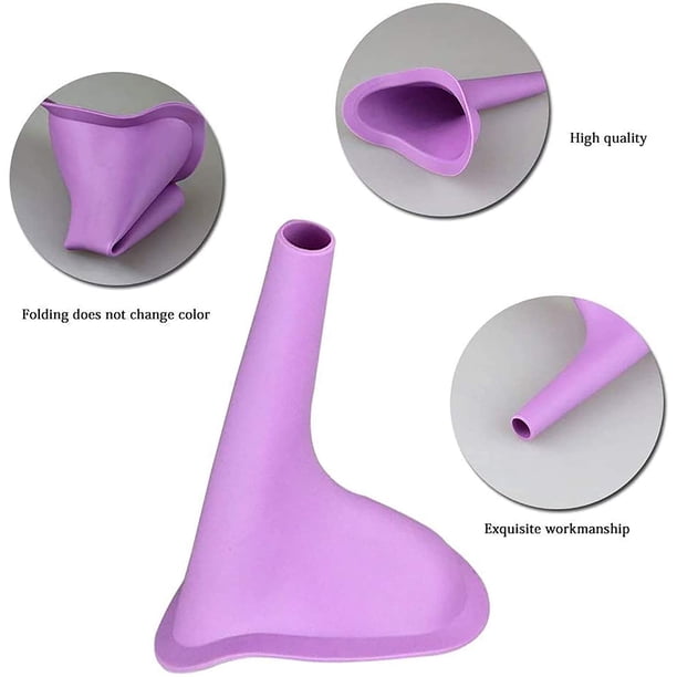 Urinoir Pliable Femme – Pipi Debout Portable En Silicone, Pour Voyage, Camping, Festivals