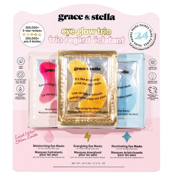 Grace & Stella Eye Glow Trio, 24-Pair