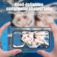 thumbnail image 4 of Fridja Waterproof Phone Pouch, Clear Screen Floatable Waterproof Phone Pouch, Universal Waterproof Cell Phone Case, Underwater Photography for Swimming, Rafting, Diving, 8.07×4.13in, Blue, 4 of 6