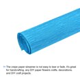 thumbnail image 3 of Unique Bargains Crepe Paper Rolls 7.5ft Long 20 Inch Wide, Lake Blue 2 Pack, 3 of 5