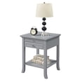 thumbnail image 3 of Convenience Concepts American Heritage Table d'Appoint Logan, Fini Bois Gris, 3 of 5