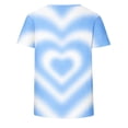 thumbnail image 3 of Ounisa T-Shirts Graphiques Cœur d'Amour Mignons pour Femmes Coupe Ample Manches Courtes, 3 of 5