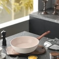 thumbnail image 1 of Nonstick Frying Pan with Lid Induction Compatible Skillet for Omelets, Searing, and Everyday Cooking, 1 of 9