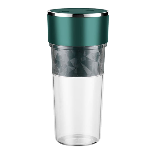 Yeacher Juicer Cup Smoothie and Shakes Blender Fruit Mixer Mini Portable Mixer Cup USB Rechargeable Fruit Blender Cup Washable Juicer Cup 400ML Fruit Vegetable Blender Cup