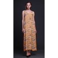 thumbnail image 4 of Bimba Robe Longue Maxi de Soirée pour Femmes en Rayonne à Imprimé Floral, Dos Nu, Bretelles Spaghetti - XX-Grand, 4 of 4