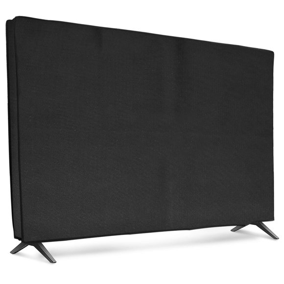 kwmobile Housse Anti-Poussière pour Téléviseur 49-50 Pouces - Étui en Tissu Protecteur pour Téléviseurs à Écran Plat Intérieur - Noir