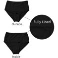 thumbnail image 4 of Bas de Maillot de Bain Contrôle du Ventre Froncés pour Femmes, 4 of 6