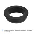 thumbnail image 3 of Unique Bargains Support de Illet en Caoutchouc Dia 2-1/64 Pieds (51.3mm) Type T Rond pour Protection des Fils, 3 of 5