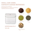 thumbnail image 4 of DcGZvy Cereal Storage Airtight Flour Container, Kitchen Seasoning Organizer, Airtight Storage Containers with Lids(500ml), 4 of 8