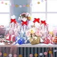 thumbnail image 1 of HLONK Clear Cellophane Gift Bags with Bows for Gift Baskets and Holiday Wrapping OPP Material Multi Color Extra Large Size, 1 of 8