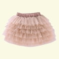 thumbnail image 4 of Timegard Girls Clothes Mesh Princess Dance Skirts Layered Loose Solid Color Dresses Elastic Waist, 4 of 6