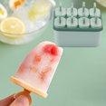 thumbnail image 1 of Oleegame 1PC Baby Popsicle Molds With 8PCS Reusable Sticks Which Is Convenient To Clean To Use And Can Be Reused For A Long Time Saving Materials For Making Popsicles. Green, 1 of 4