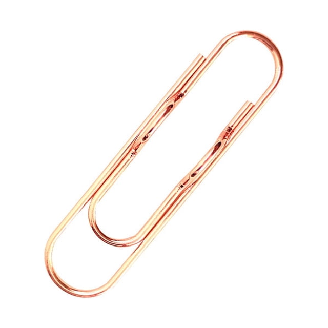JilgTeok 2 Packs 10pcs Metal Pen Clips Set Rust-Resistant Paper Clips for Office School DIY, Smooth Pen Holder for Bookmarks Photo Albums Business Cards Envelopes