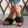 thumbnail image 2 of DXOUPM Ladies Sandal for Beach Flower Decoration Casual Open Toe Womens Sandals Daily Wear, 2 of 3