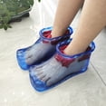 thumbnail image 1 of Portable Blue Plastic Foot Bath Spa Shoes with Sole Massage Balls, Lightweight, Water-Saving Design, 28x12.5x11 cm, for Home and Travel Foot Soak and Pedicure, 1 of 6