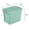 thumbnail image 3 of Sterilite Boîte Empilable 28 litres, Vert, 3 of 3