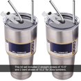 thumbnail image 2 of 30 oz Tumbler Lids with Drinking Straws, Fits for YETI Rambler, Ozark Trail, Old Style Rtic and More, SENHAI Spill-Proof Splash Resistant Lids Covers for Stainless Steel Tumblers Cups - Set of 8, 2 of 8
