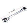 thumbnail image 2 of Unique Bargains Double Box End Ratcheting Wrench (12x14mm) Metric 72 Teeth 12 Point Ratchet Spanner Tools, CR-V, 2 of 5