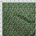 thumbnail image 4 of oneOone Rayon Dark Green Fabric Tropical Sewing Material Print Fabric By The Yard 56 Inch Wide, 4 of 5