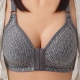 thumbnail image 1 of Qertyioot Women's Solid Color Comfortable Hollow Out Bra Underwear, 1 of 6