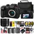 thumbnail image 1 of Panasonic Lumix GH5 II Mirrorless Camera (DC-GH5M2BODY) + Panasonic 9mm F/1.7 Lens + Filter Kit + Corel Photo Software + Bag + 64GB Card + Charger + Card Reader + DMW-BLF19 Battery + More, 1 of 9