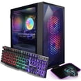 thumbnail image 1 of STGAubron Gaming Desktop PC, Intel Core I5 3.3Ghz up to 3.7Ghz, AMD Radeon RX 550 4G GDDR5, 16G Ram, 512G SSD, WiFi, BT 5.0, RGB Fan x 3, RGB Keybaord & Mouse, RGB Mouse Pad, W10H64, 1 of 5