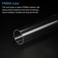 thumbnail image 4 of Unique Bargains Acrylic Pipe Clear Rigid Round Tube 42mm ID 45mm OD 10' for Lamps and Lanterns, Water Cooling System, 4 of 6