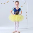 thumbnail image 1 of Justaucorps pour Filles, Danse Ballet, Robe Tutu à Jupe, Manches Courtes, Tenue de Danse, Snow White Robe de Princesse, 1 of 6
