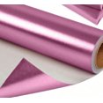 thumbnail image 1 of Firefly Hope 17 Inches X 9.84 Feet Pink Matte Metallic Wrapping Paper, Solid Color for Birthdays, Weddings & DIY Bouquets, 1 of 5