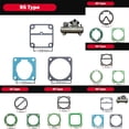 thumbnail image 2 of 3 in 1 Air Compressor Cylinder Head Base Valve Plate Gaskets Washers 51 65 80 90, 2 of 4